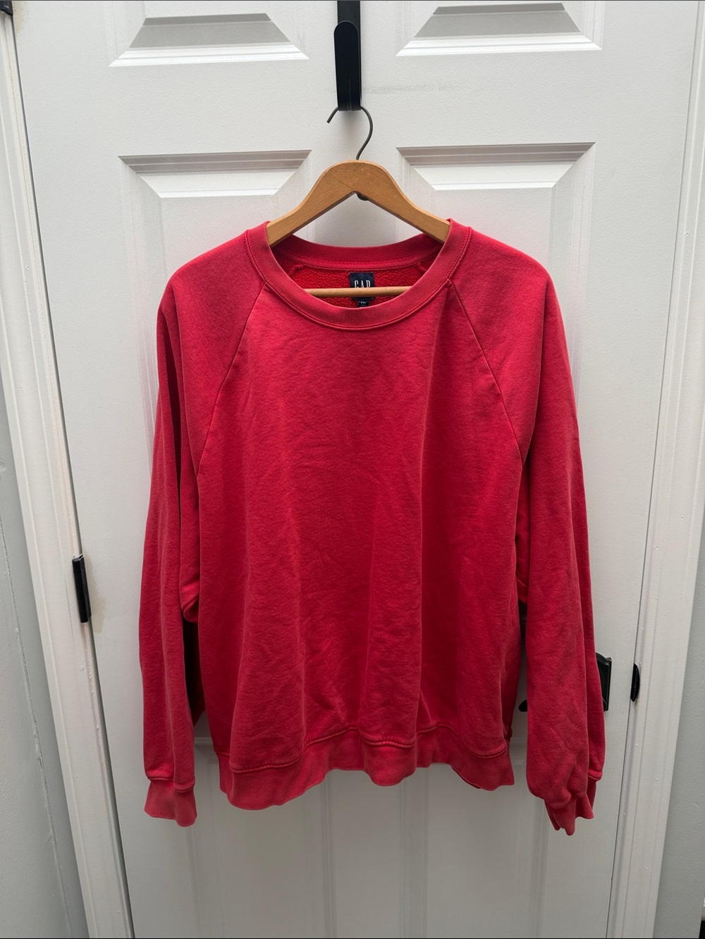 GAP Women’s Fleece Crewneck Sweatshirt - Bright Red Size XXL Tall